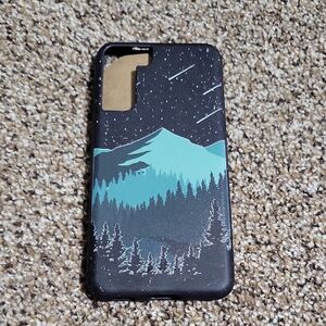 Scenic Mountain Phone Case - Black and Green